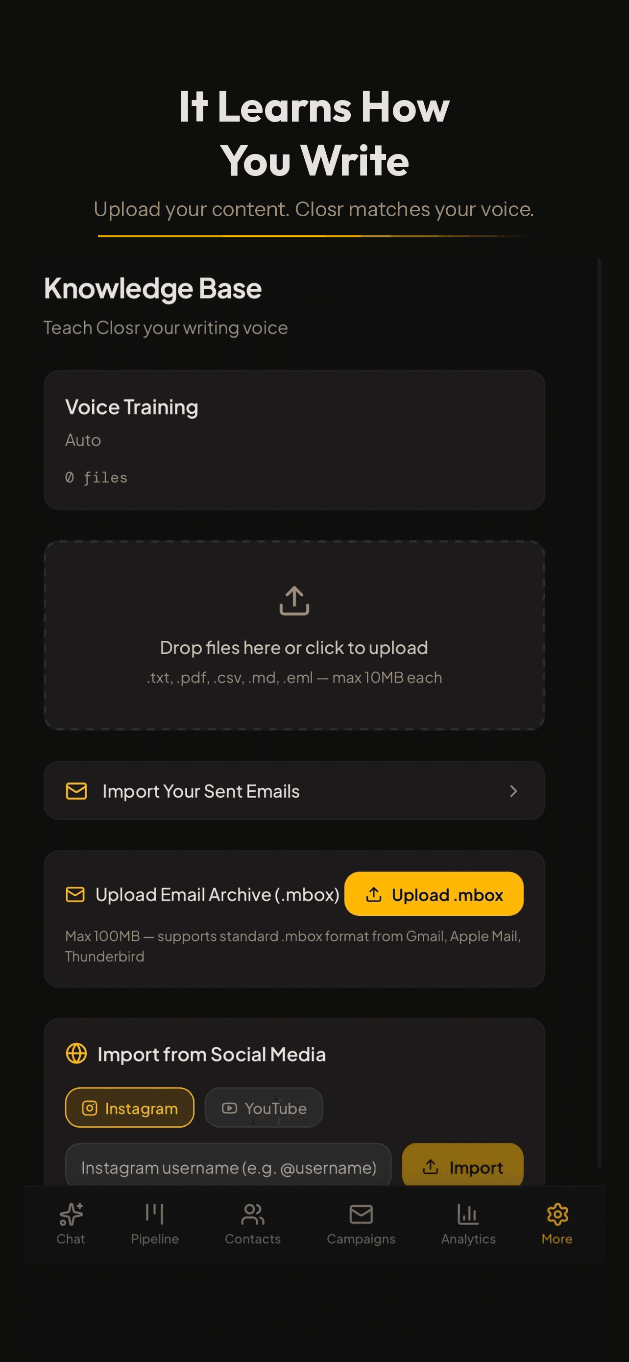 Closr mobile app screenshot 4
